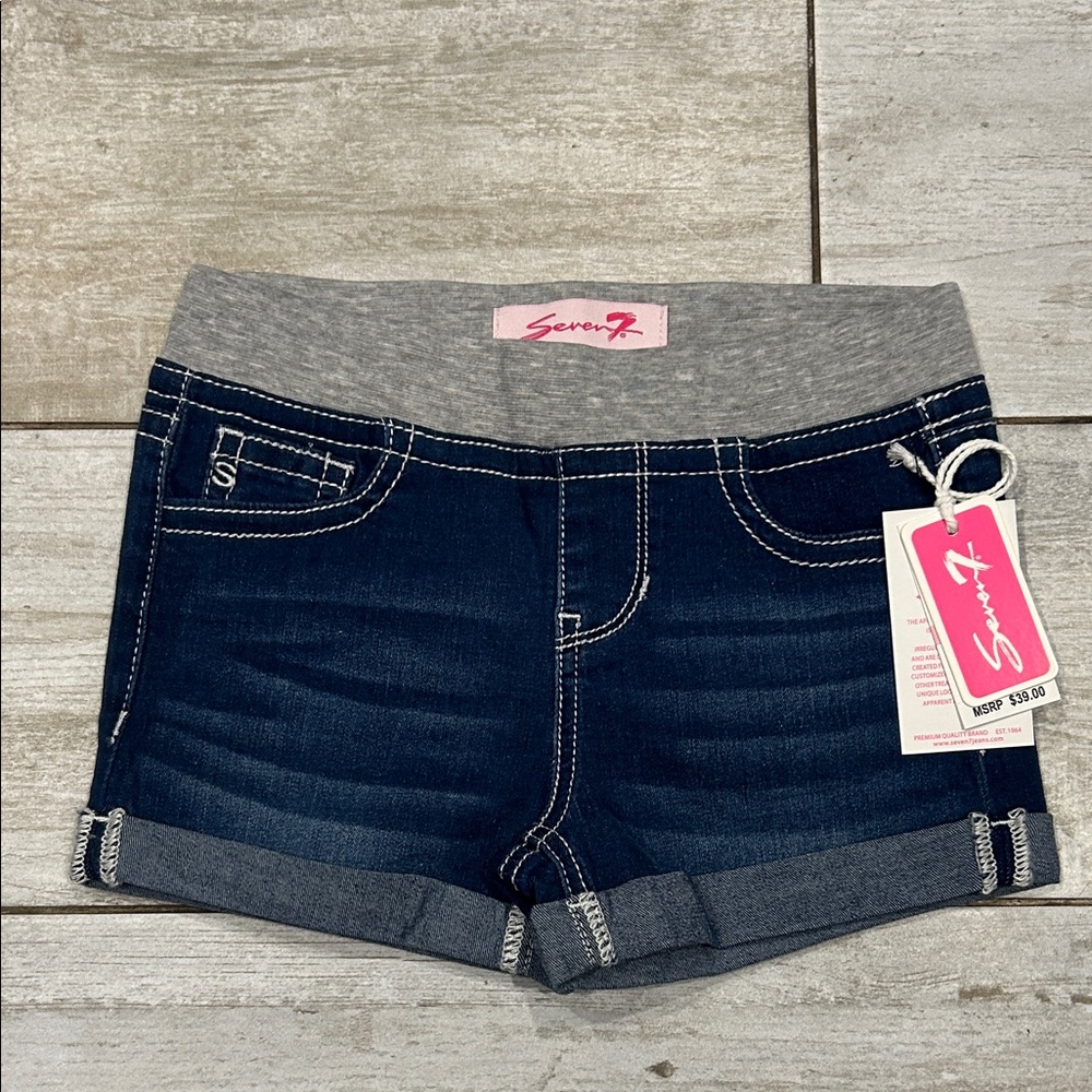 [Seven7] Cuffee Denim Shorts - Size 10 KIDS - NWT